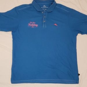 Tommy Bahama Mens L Polo "Are you kidding me"